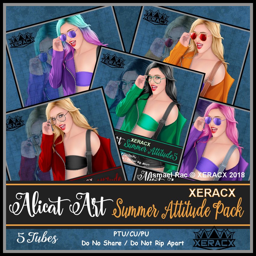 AL2_Summer Attitude Multi=Pack 5 tubes - Click Image to Close