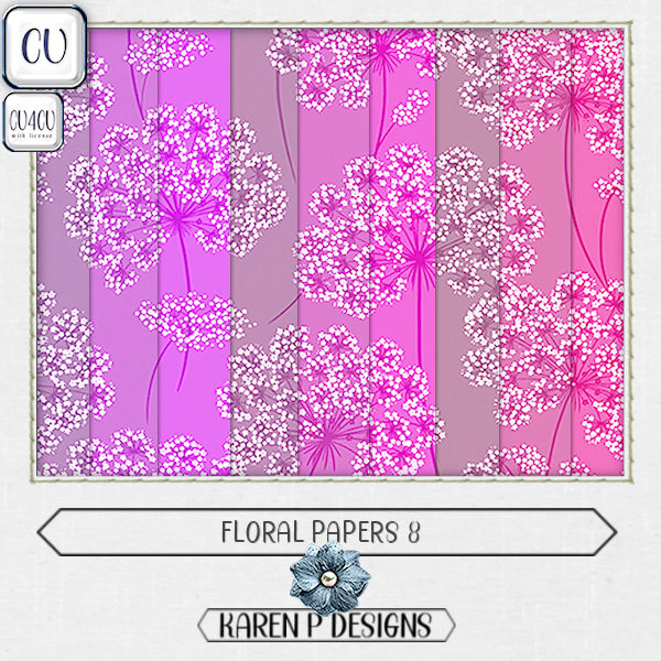 Floral Papers 8 - Click Image to Close