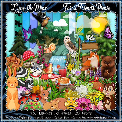 Forest Friends Picnic - Click Image to Close