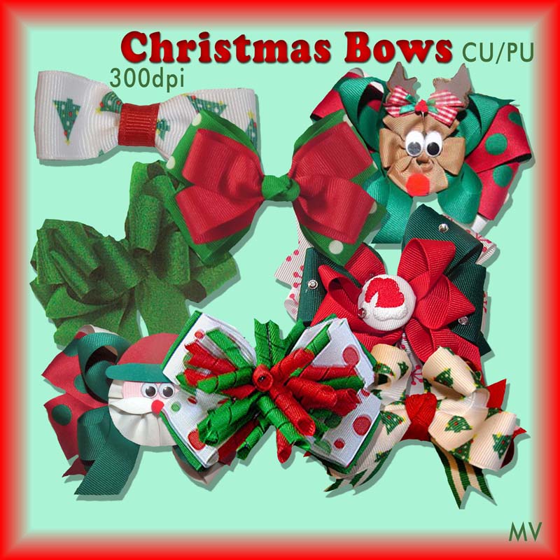 Christmas Bows - Click Image to Close