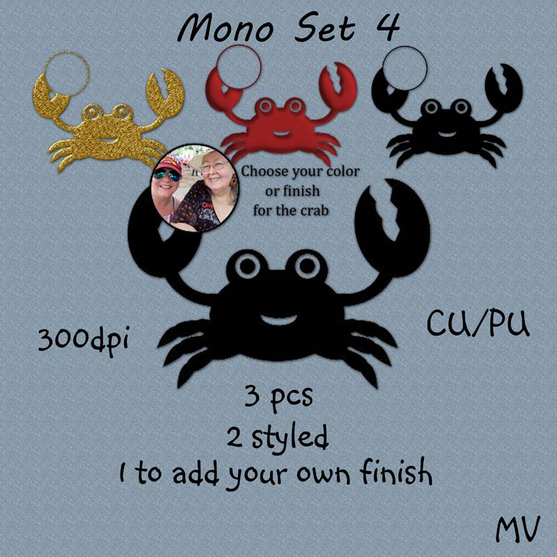 Crab Mono set 4