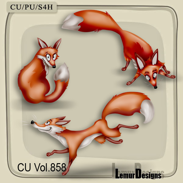 CU Vol. 858 Fox by Lemur Designs - Click Image to Close