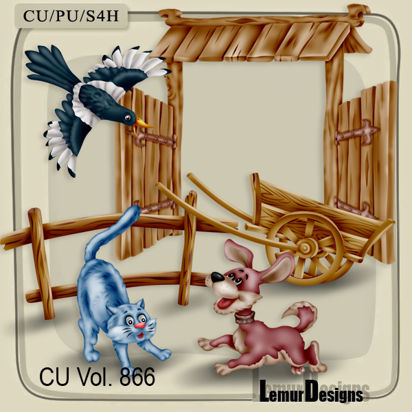 CU Vol. 866 Animals by Lemur Designs - Click Image to Close