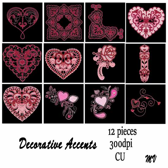 Decorative Accents element pack - Click Image to Close